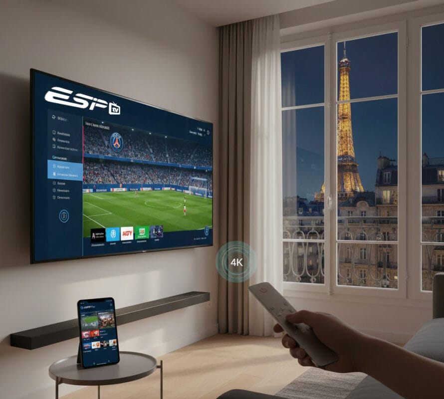 Abonnement ESIPTV Pro Paris sport et cinéma 4K
