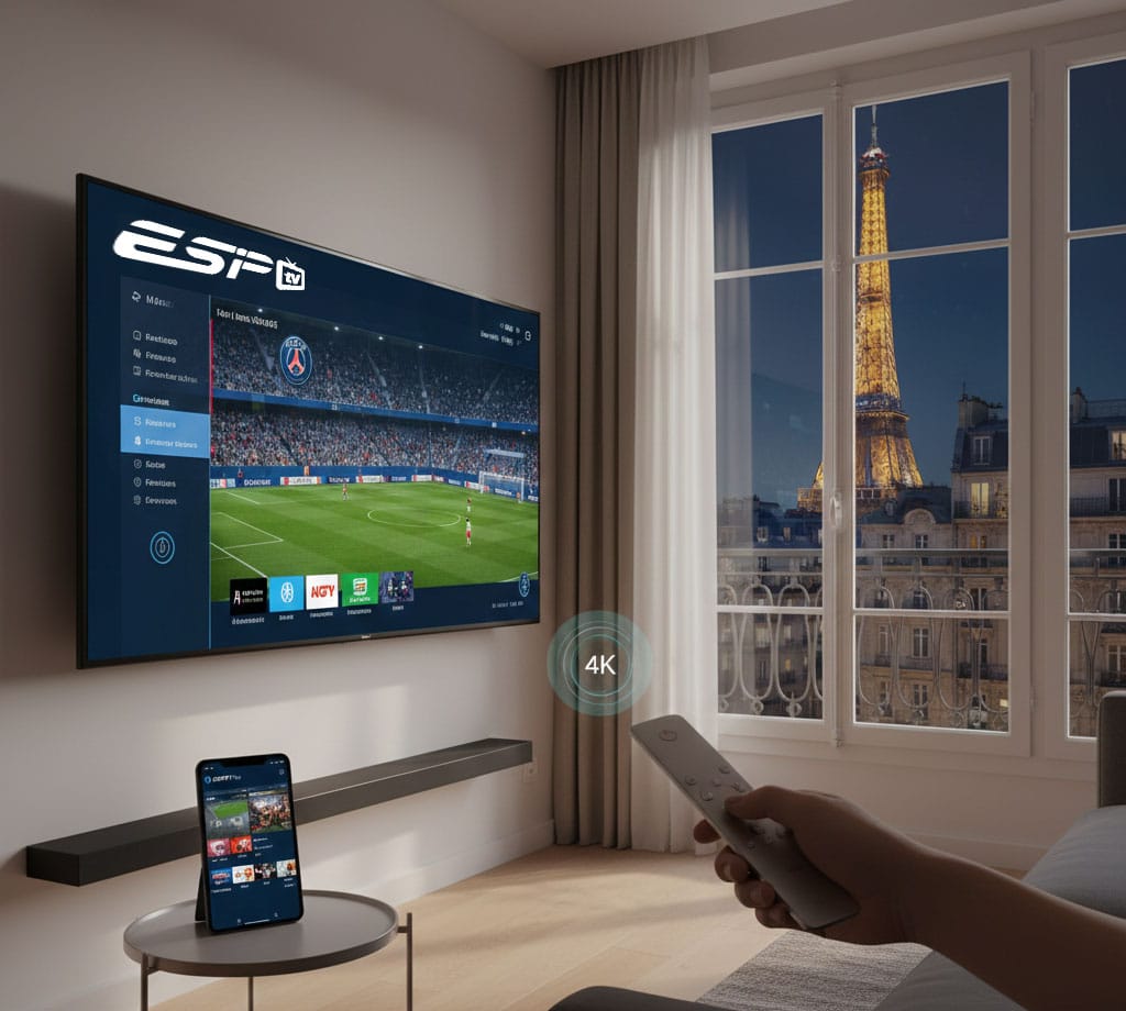 Abonnement ESIPTV Pro Paris sport et cinéma 4K